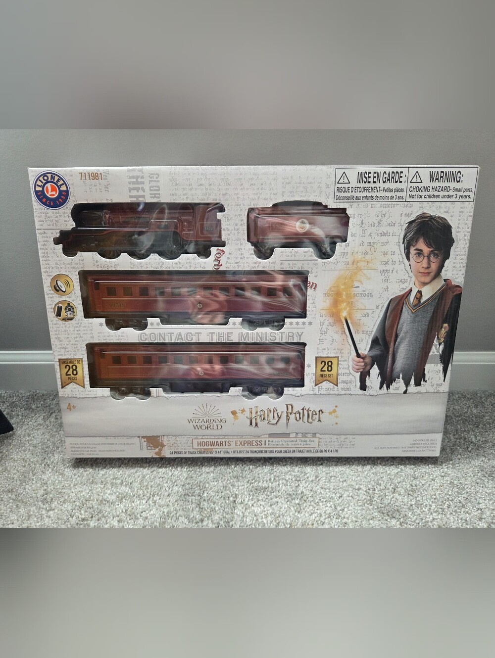 Harry Potter Hogwarts Express Train Set - Red/Burgundy